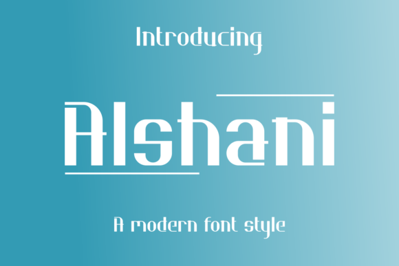 Alshani Font: Modern Sans Serif for Bold Branding