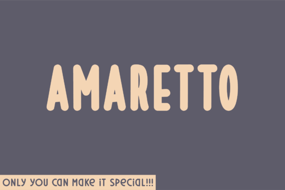 Amaretto: A Natural Sans Serif Typeface for Editorial Design