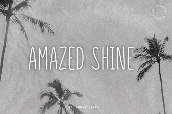 Amazed Shine: The Modern Typeface for Bold Campaigns