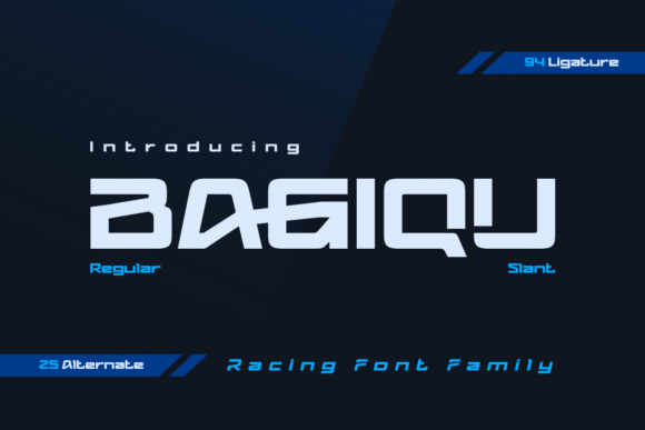 Bagiqu: A Sporty Sans Serif Typeface for Modern Editorial Design
