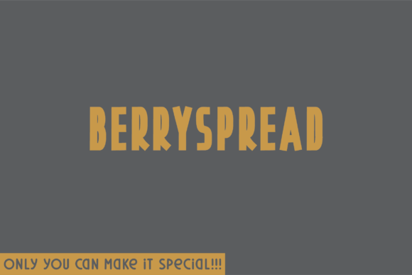 Berryspread Font: Elevate Your Brand Identity