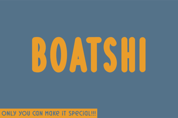 Boatshi Font: The Natural Sans Serif for Bold Branding