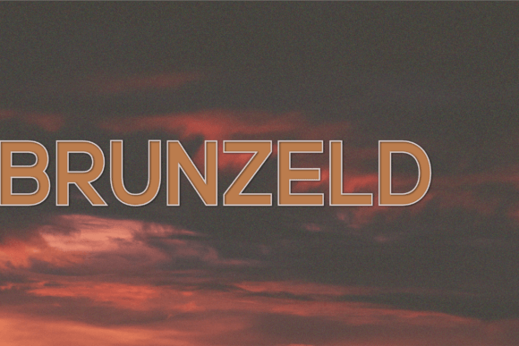 Brunzeld Font for Modern Web Design