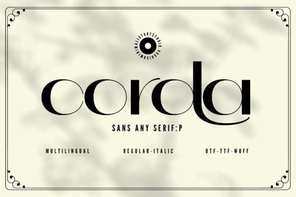 Corda: A Modern Sans Serif Font for Bold Campaigns