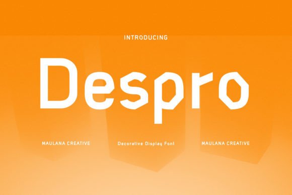 Despro Typeface: Quirky Sans Serif for Web Design