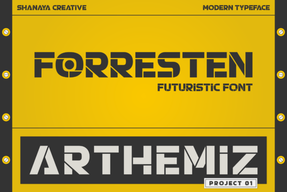 Forresten: The Future Sans Serif Font for Crafters