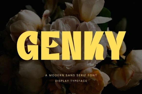 Genky: A Playful Sans Serif Font for Makers