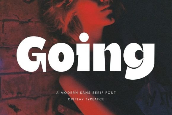 Going: A Modern Display Typeface for Bold Campaigns