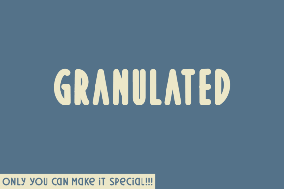 Granulated Font for Modern Business Branding