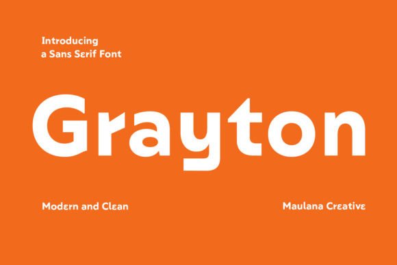 Grayton: A Bold Sans Serif Font for Branding
