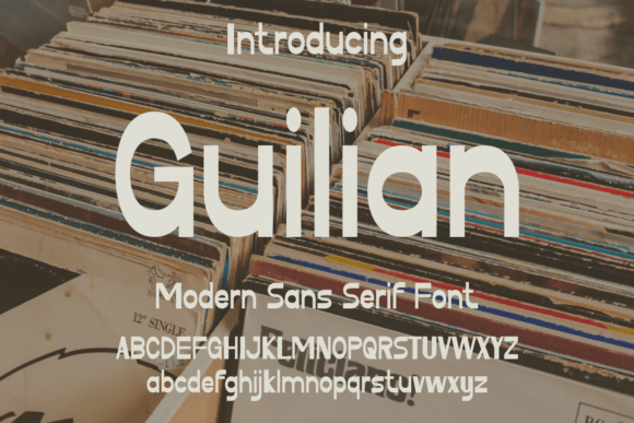 Guilian Font: Modern Sans Serif for Bold Branding