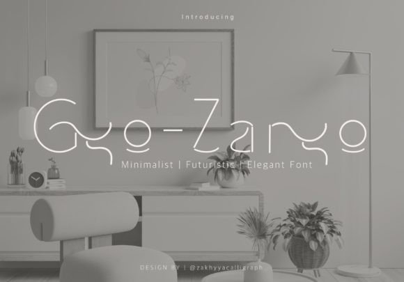 Gyo-zaryo: A Sophisticated Sans Serif Font for Elegant Branding