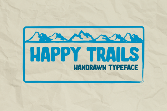 Happy Trails Font for Editorial Design