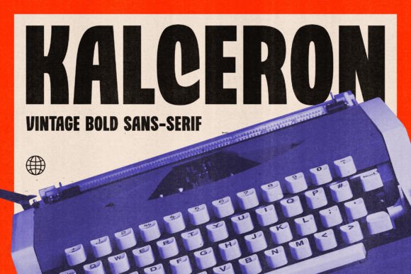 Kalceron: A Retro Sans Serif Font for Makers