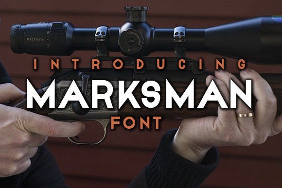 Marksman: A Bold Sans Serif Typeface for Modern Editorial Design