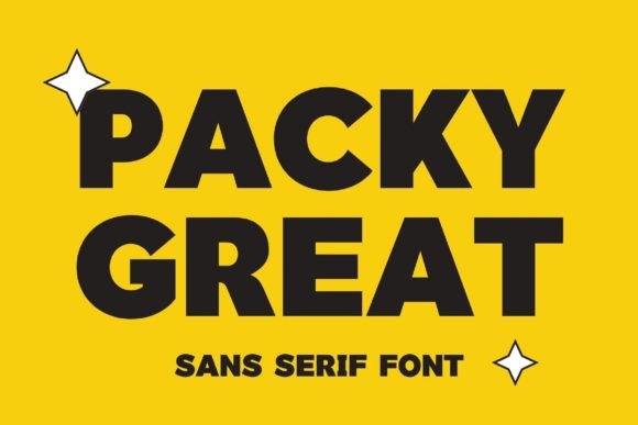 Packy Great: The Modern Sans Serif Font for Crafters