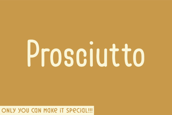 Prosciutto Font: Elevate Your Brand Identity