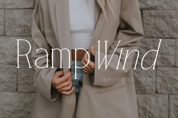 Rampwind: A Modern Sans Serif Typeface for Digital Design