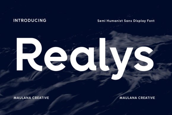 Realys: A Modern Sans Serif Font for Editorial Design
