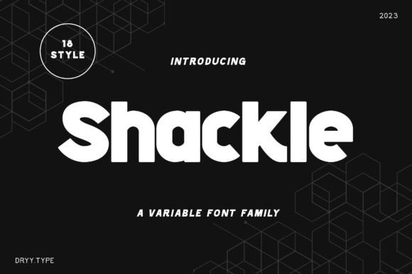 Shackle Font for Modern Maker Branding
