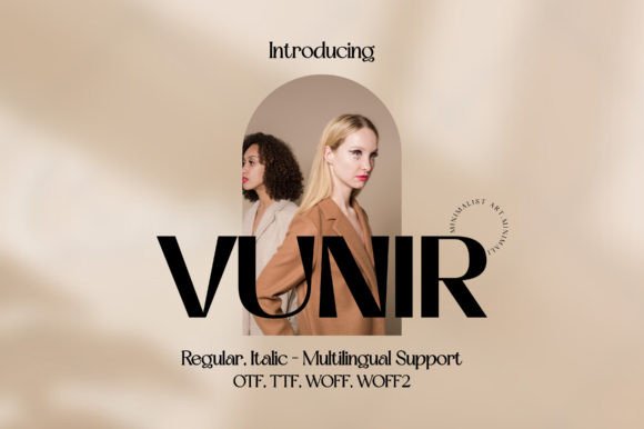 Vunir: The Elegant Sans Serif Font for Modern Web Design