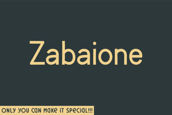 Zabaione Font Review: A Unique Sans Serif for Modern Design